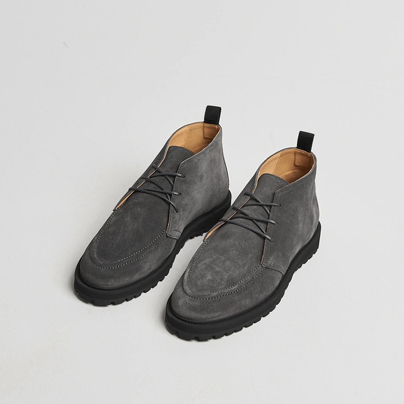 Leather Work Western - Designer Fashion High Top Shoes Men's