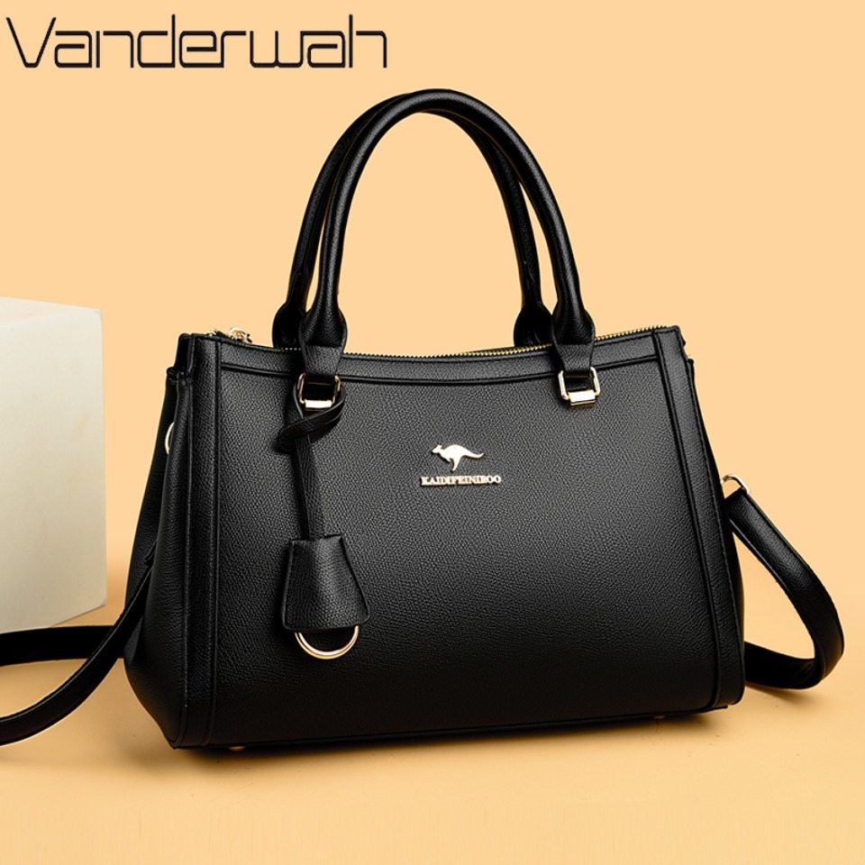 Leather Work Bag Women - Kangaroo Brand Soft Pu Leather Shoulder
