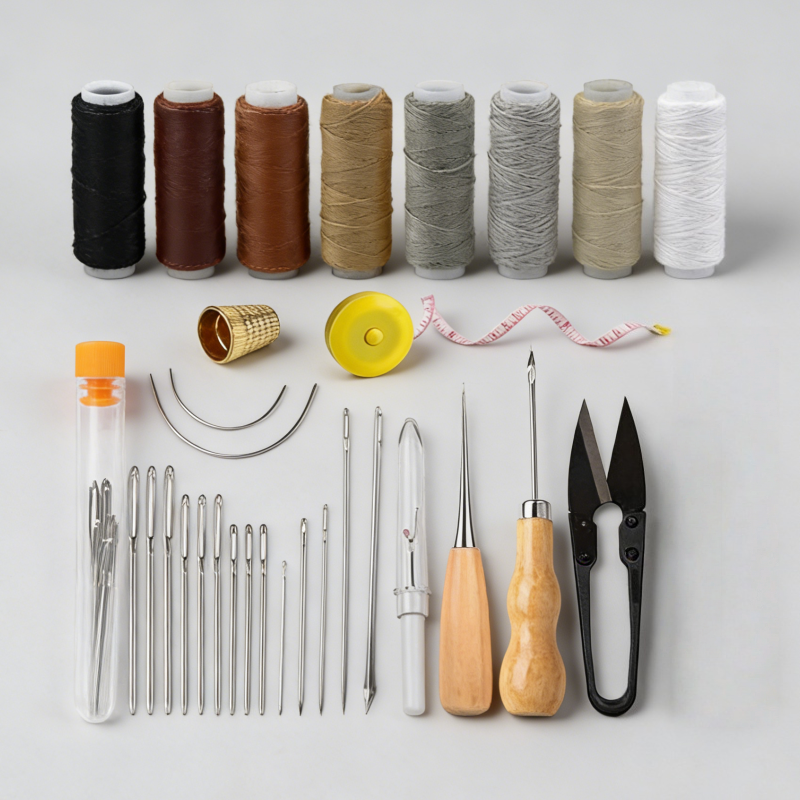 Leatherwork Hand Sewing Needles - Upholstery Repair Sewing Kit Heavy Duty