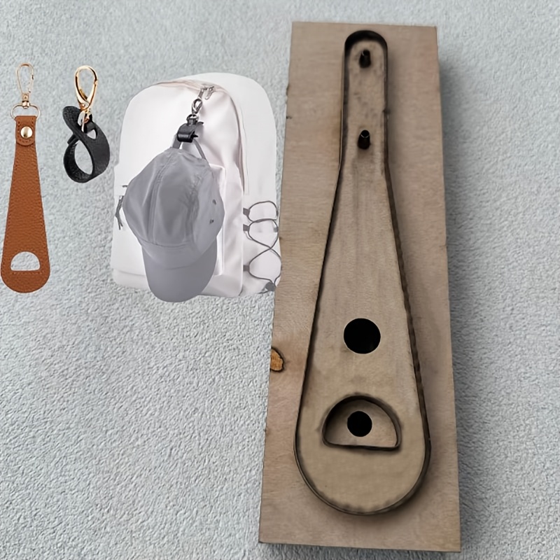 Leatherwork Embossing - DIY Leather Backpack Buckle Manual Stamping