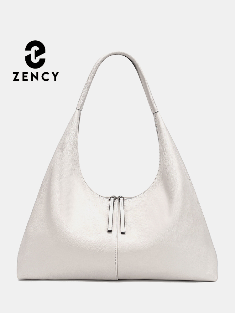 Leatherwork Bag - Zency Large Capacity Tote Bag Genuine