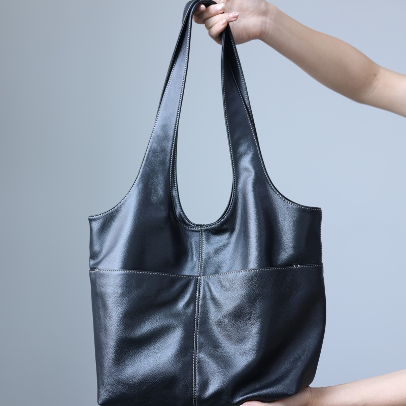 Leather Work Bag Women - Women Genuine Leather Large Capacity Soft