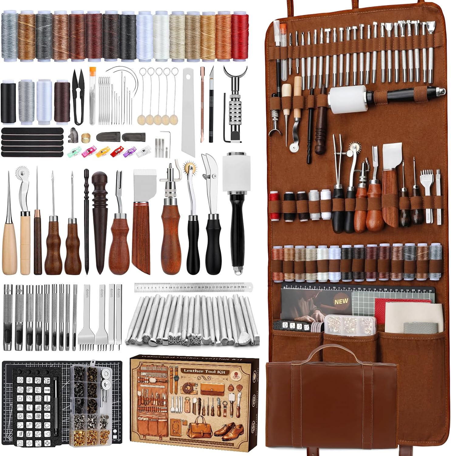 Leatherwork Bag - Leather Working Kit, Leather Working Tools