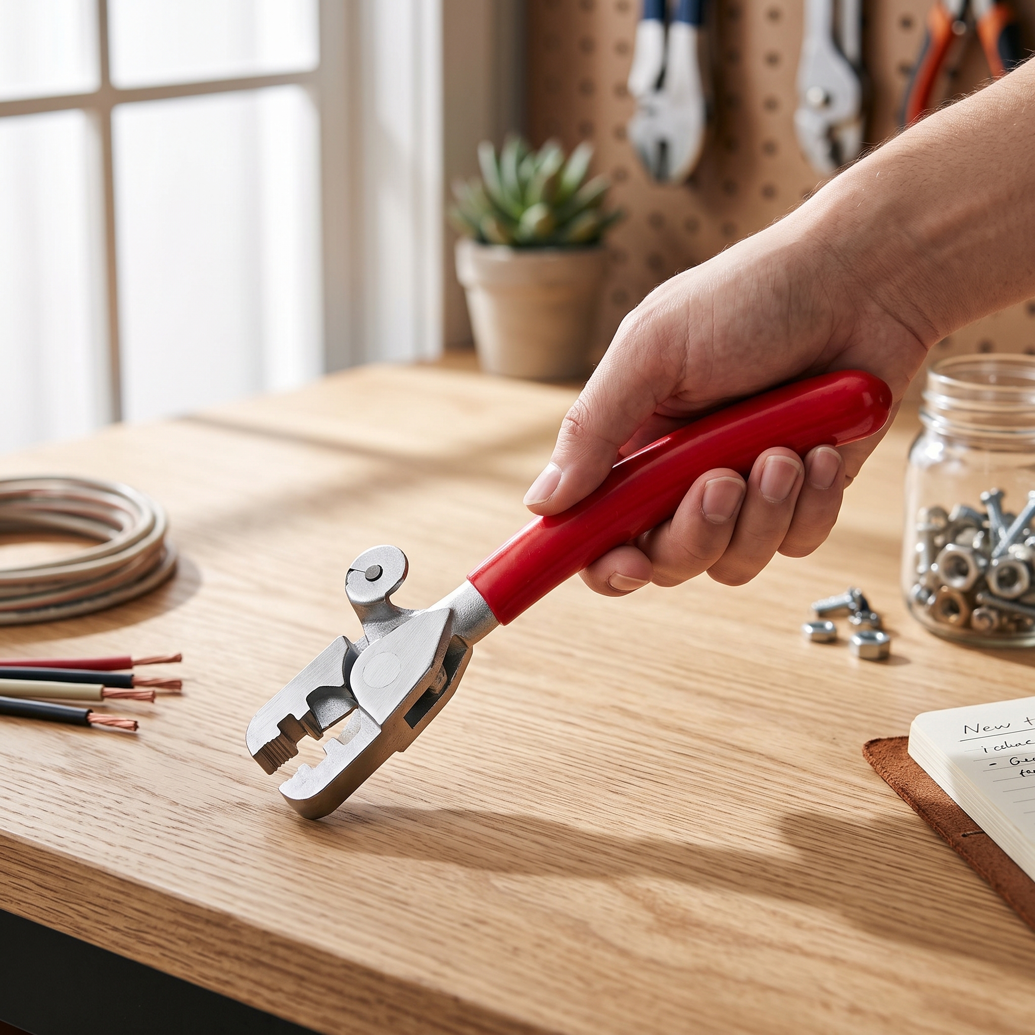 Leatherwork Or Leathercraft - Hole Punch Plier Multi-Function Punch Plier