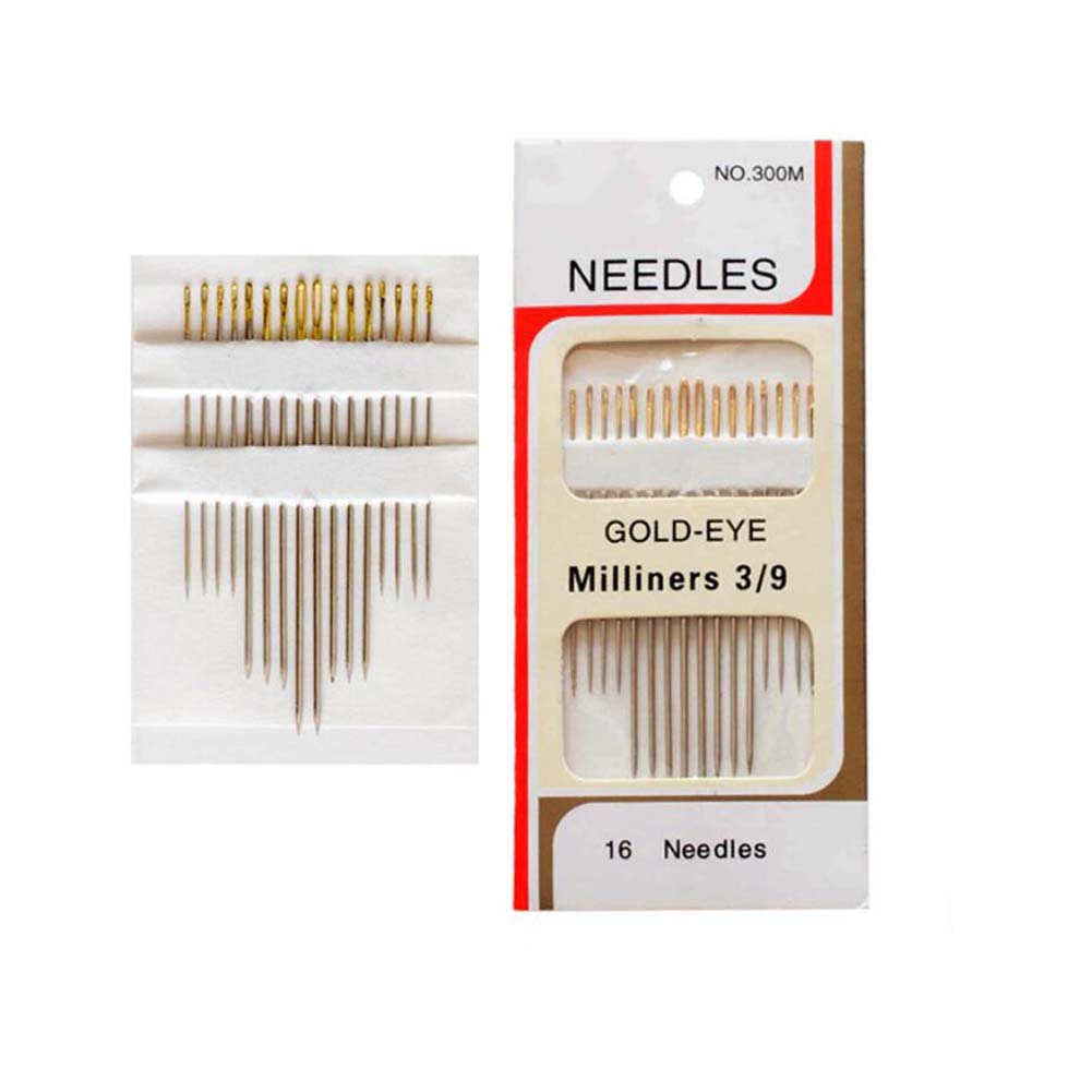 Leatherwork Hand Sewing Needles - Large Eye Self-Threading Hand Sewing Needles
