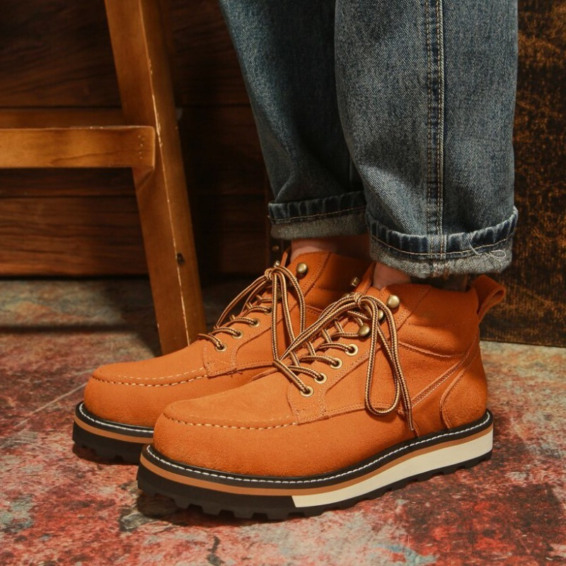 Leather Work Western - British Style American Retro Genuine Leather