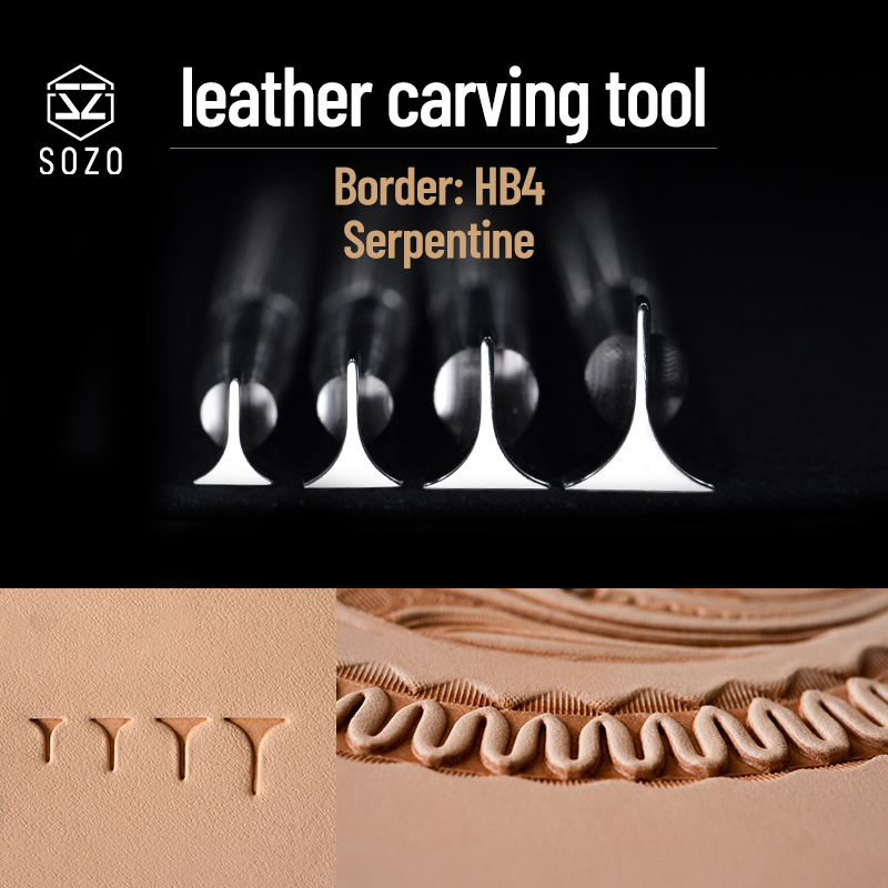 Leatherwork Embossing - SOZO HB4 Leather Craft Work Stamping