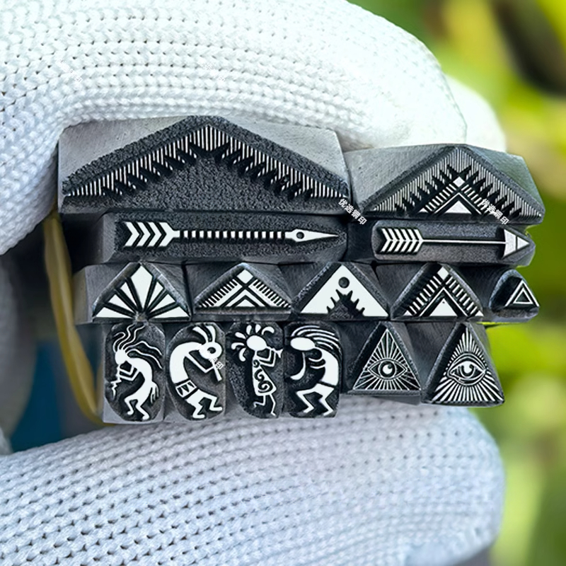 Leatherwork Embossing - Navajo Series Jewelry Stamping Tool Leather