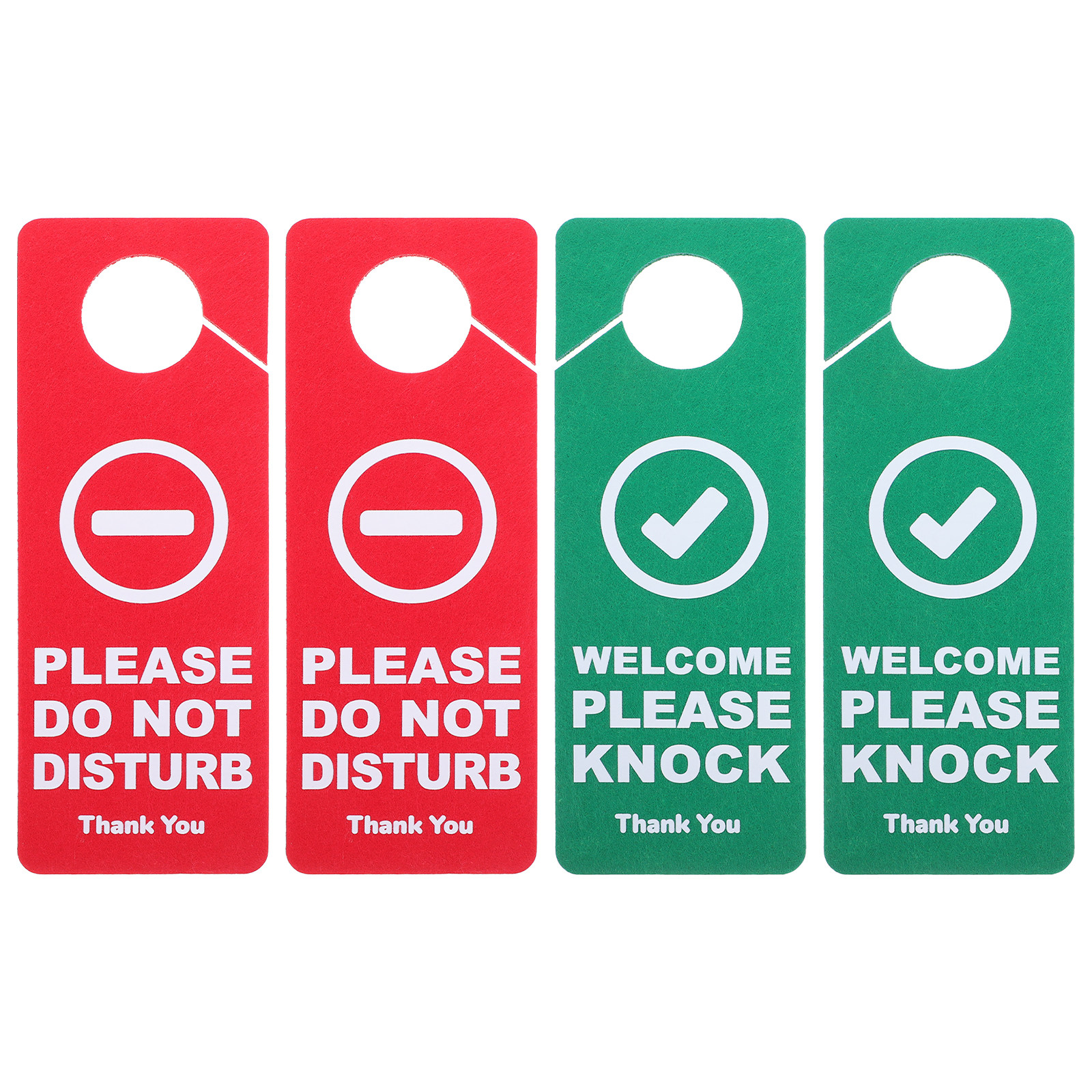 Leatherwork Classes - 4Pcs Felt Door Hanger Sign Do
