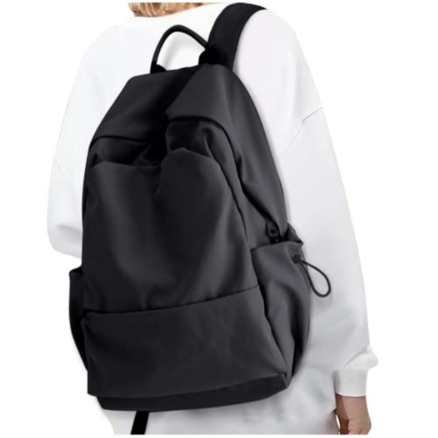 Leather Work Womens Backpack - Black Backpack for Women, Small School