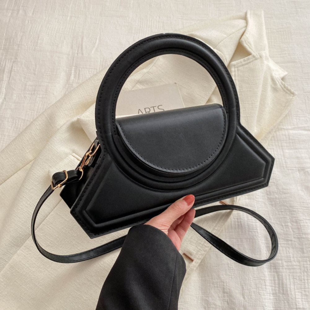 Solid Color Pu Leather Elegant - огляд і ціна Leatherwork Bag