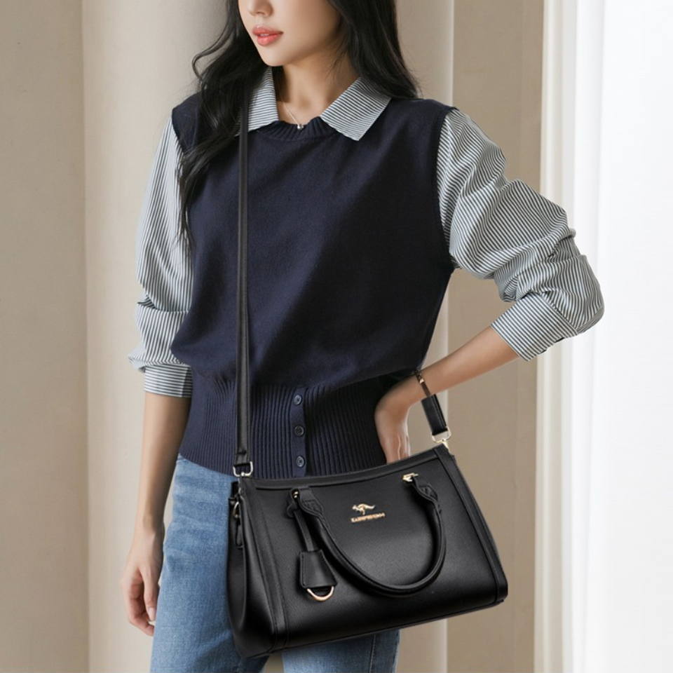 Kangaroo Brand Soft Pu Leather - огляд і ціна Leather Work Bag Women