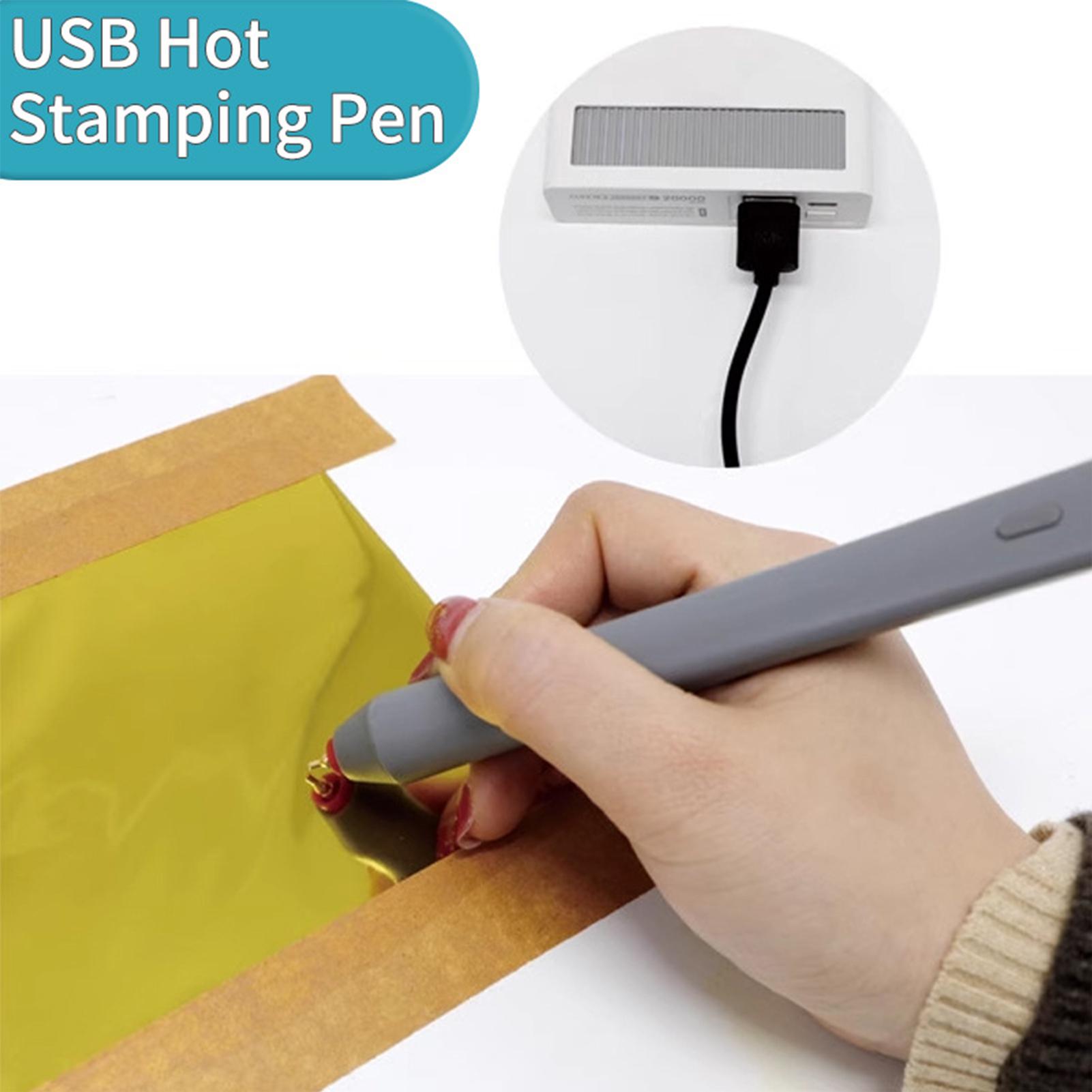 Hot Foil Pen Stamping Tool wit - огляд і ціна Leatherwork Embossing