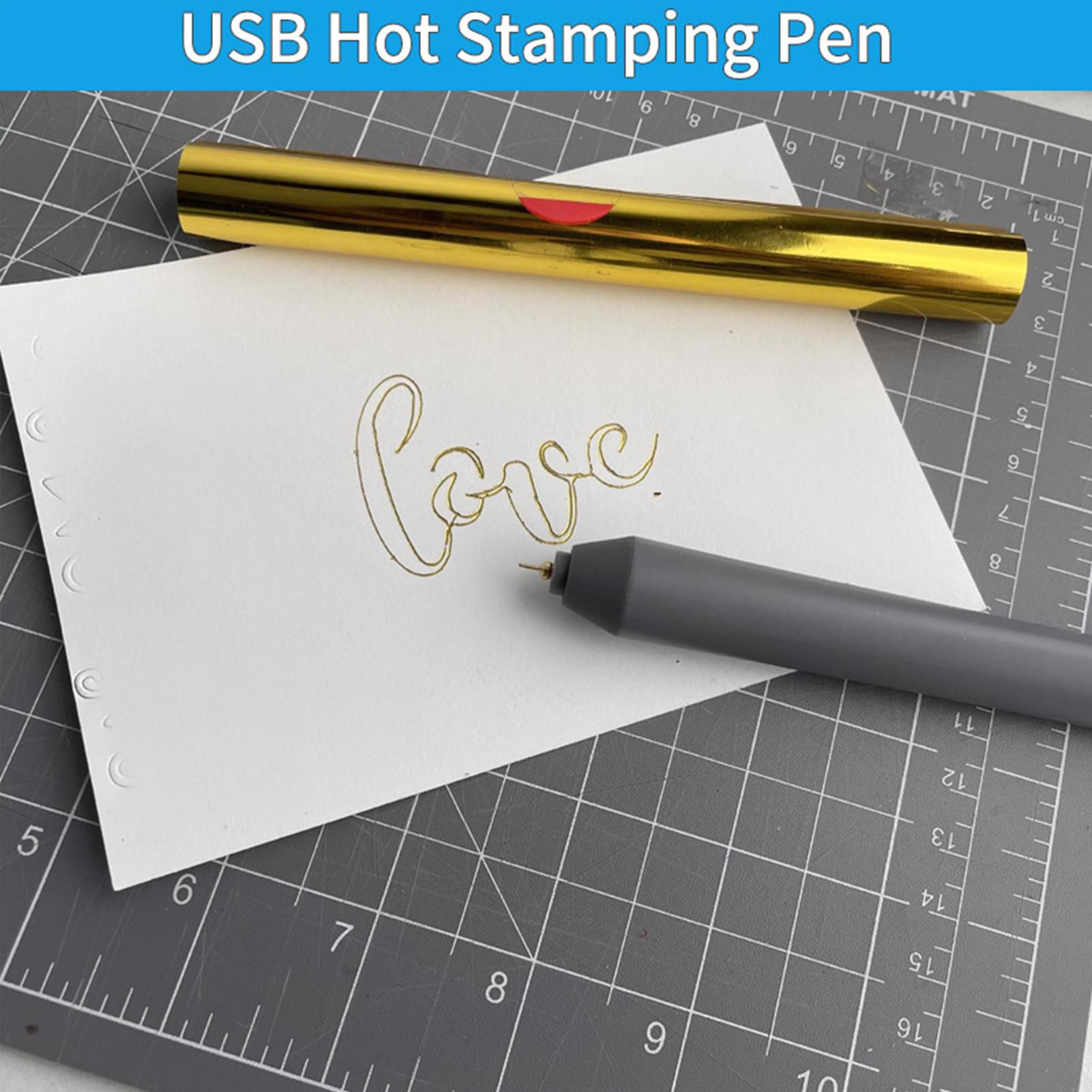 Hot Foil Pen Stamping Tool wit - огляд і ціна Leatherwork Embossing