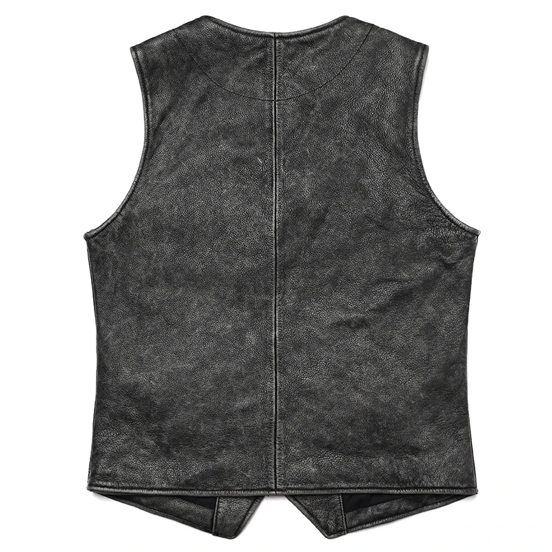 New Gery Vintage Genuine Leath - огляд і ціна Leather Work Vest For Men