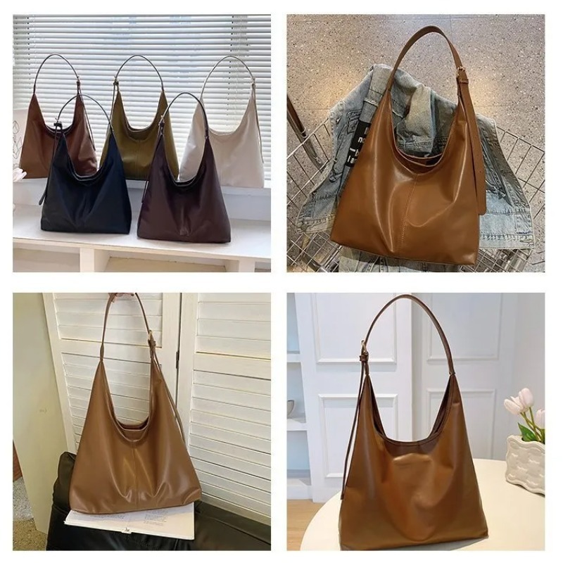 Vintage Hobo Tote Bag for Wome - огляд і ціна Leather Work Bag Women