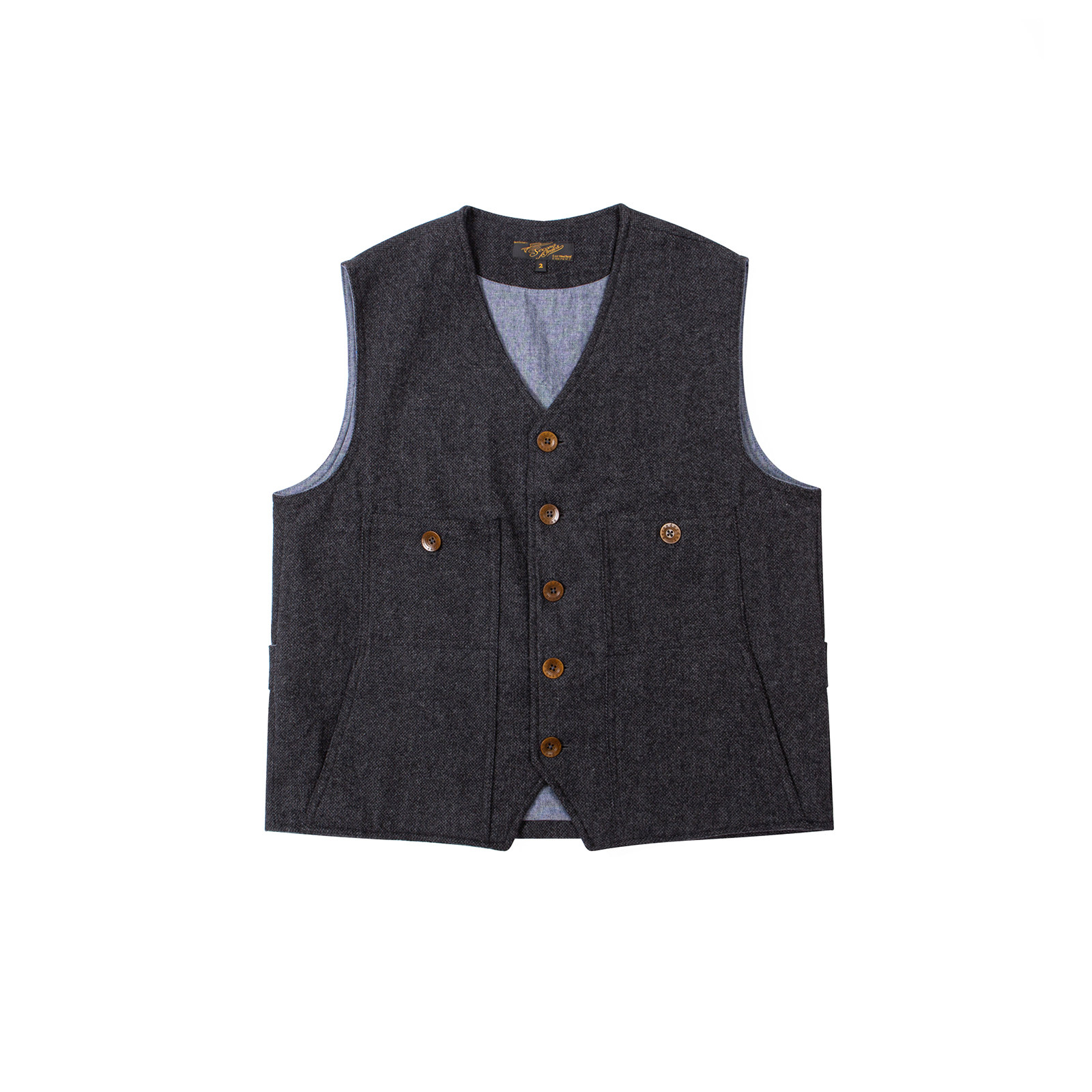 Secondorder FW24 Vintage Wool  - огляд і ціна Leather Work Vest For Men