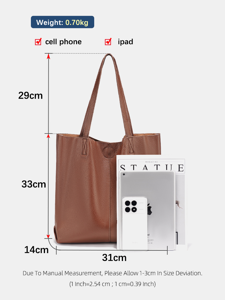 Zency Women's Large Capacity H - огляд і ціна Leather Work Bag Women