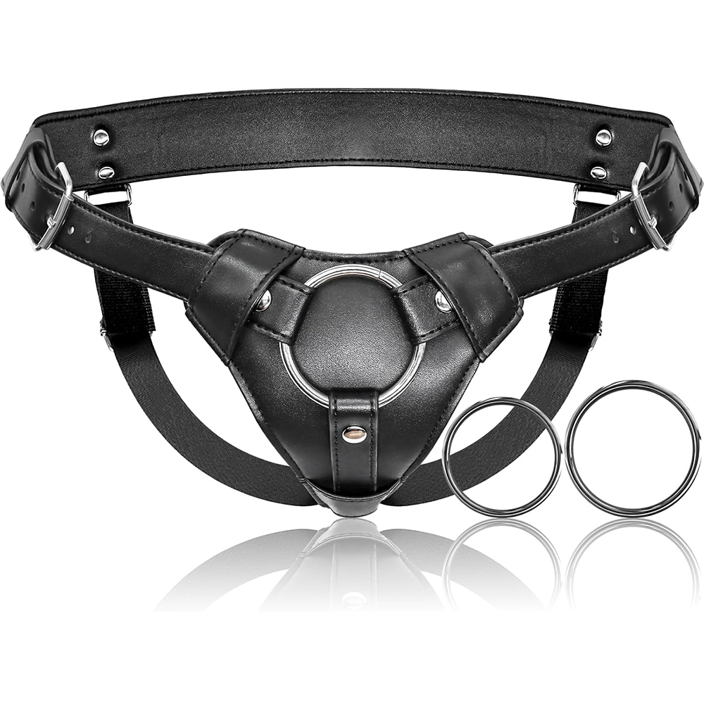 Strap On Dildo Harness Adult S - огляд і ціна Leather Work Harness