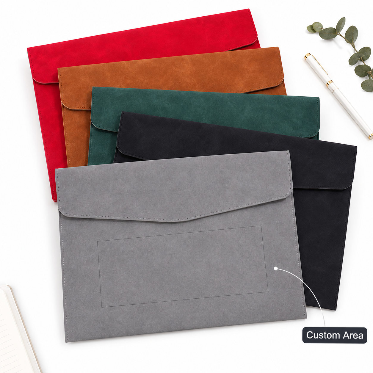 Customized A4 leather file bag - огляд і ціна Leatherwork Bag