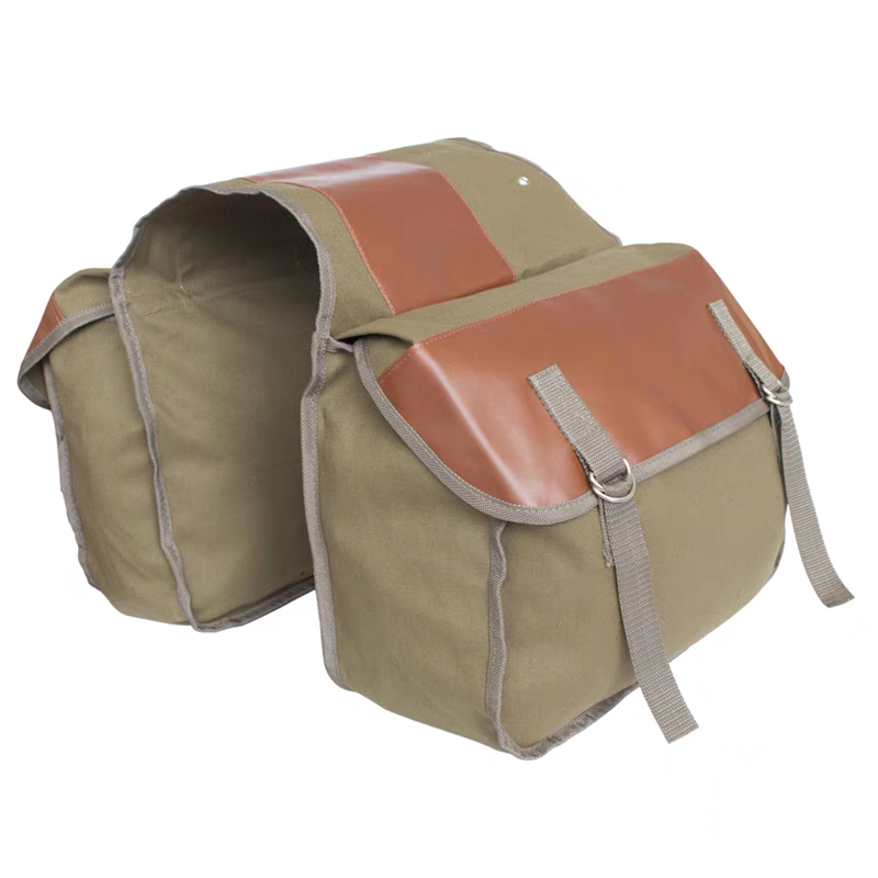 Canvas Leather Rear Saddlebag  - огляд і ціна Leatherwork Bag