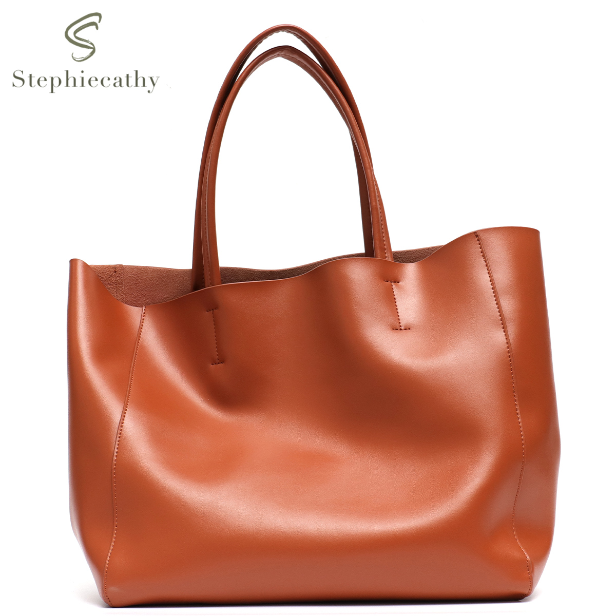 Minimalist Big Tote Bag Women  - огляд і ціна Leather Work Bag Women