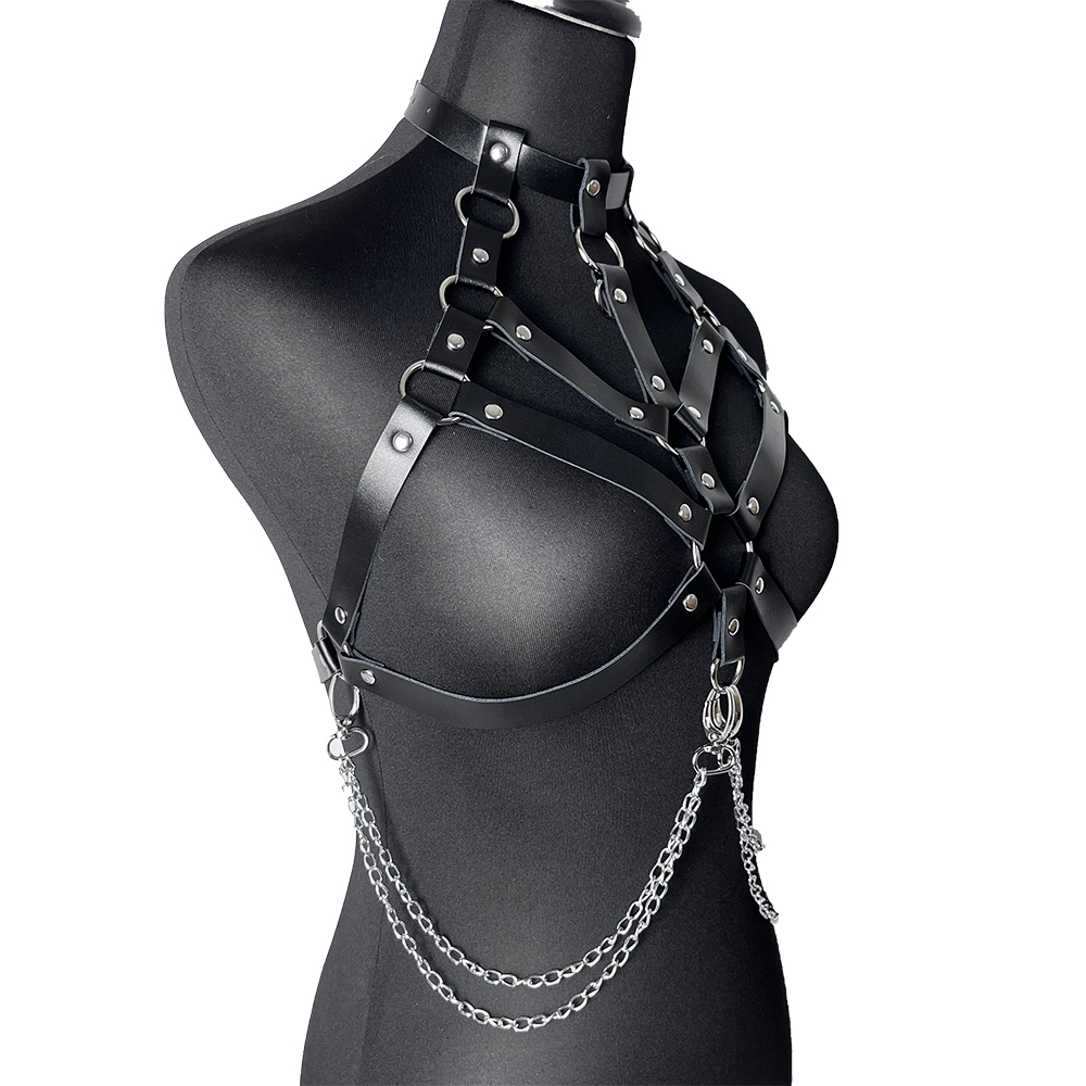 Chain with Leather Lingerie Wo - огляд і ціна Leather Work Harness