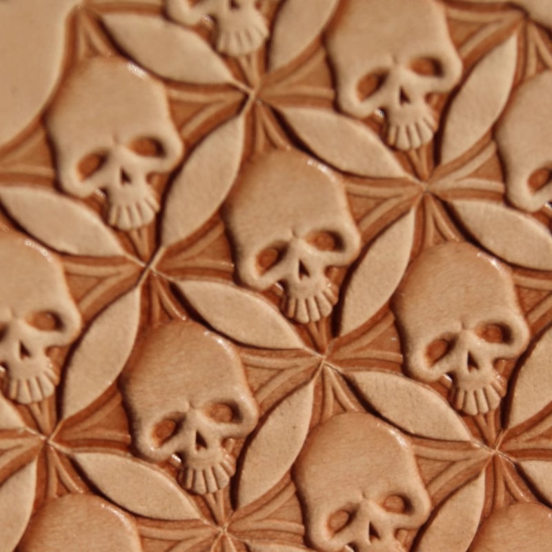 304 Stainless Steel Skull Head - огляд і ціна Leatherwork Embossing