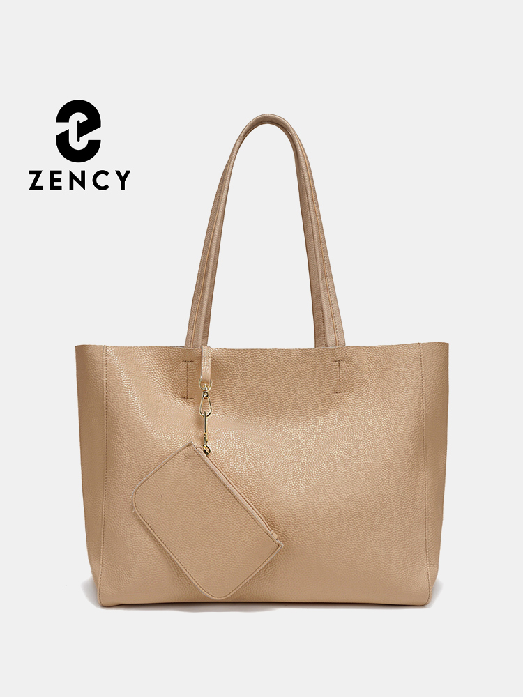 Zency Genuine Leather Large To - огляд і ціна Leather Work Bag Women