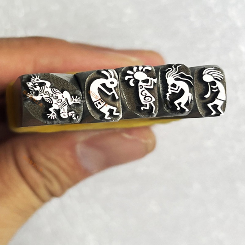 Indian Logo Design Metal Stamp - огляд і ціна Leatherwork Embossing