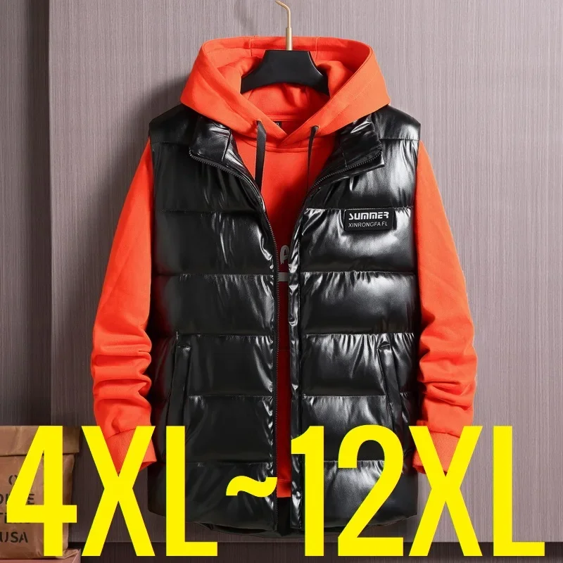 Plus Size Sleeveless Jackets M - огляд і ціна Leather Work Vest For Men