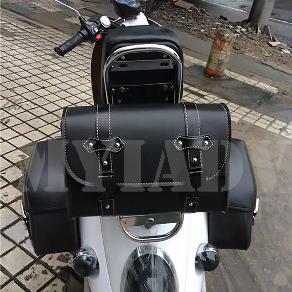 Motorcycle Front Fork Saddleba - огляд і ціна Leatherwork Bag