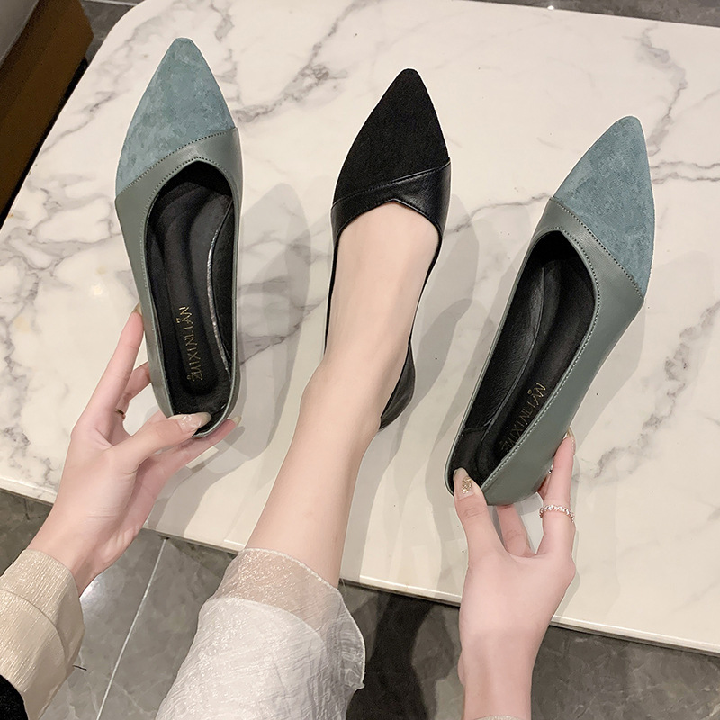 Flat black leather shoes for w - огляд і ціна Leather Work