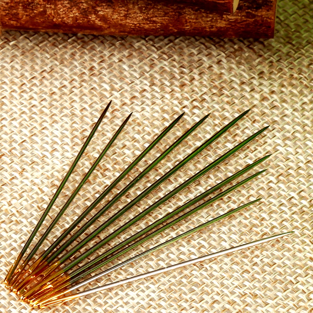 10Pcs Assorted Sizes Leathercr - огляд і ціна Leatherwork Hand Sewing Needles
