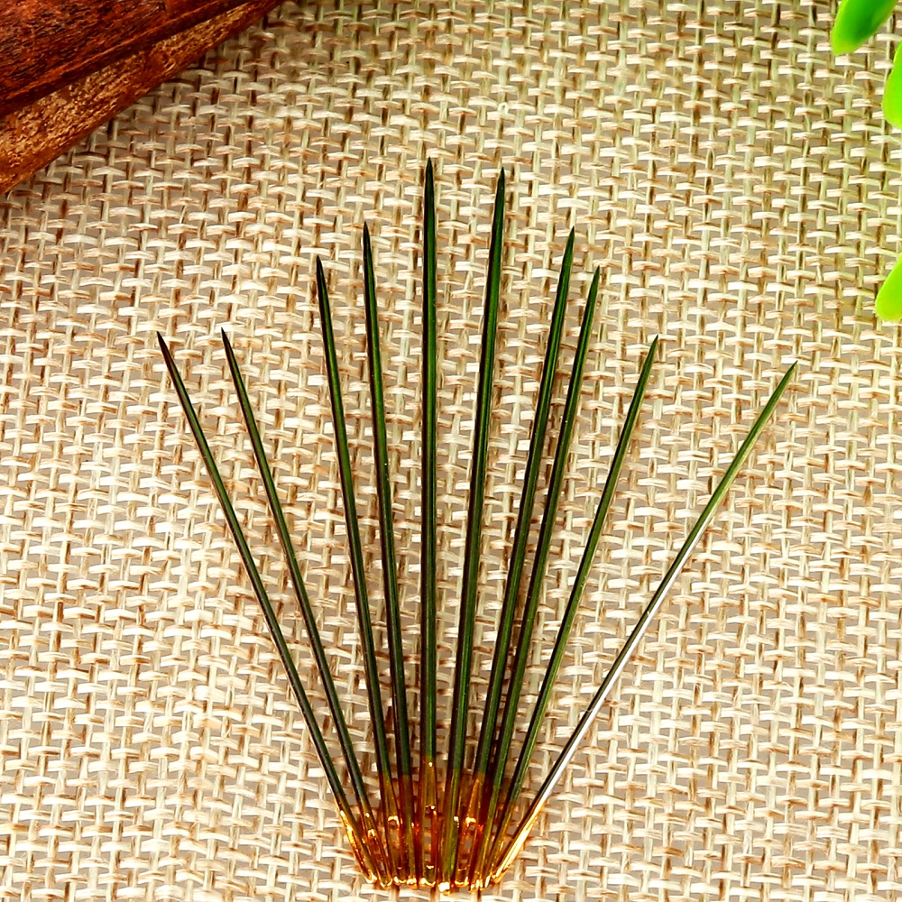 10Pcs Assorted Sizes Leathercr - огляд і ціна Leatherwork Hand Sewing Needles