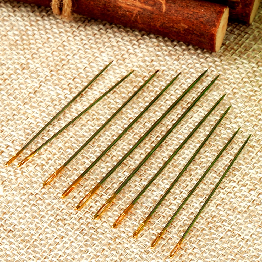 10Pcs Assorted Sizes Leathercr - огляд і ціна Leatherwork Hand Sewing Needles
