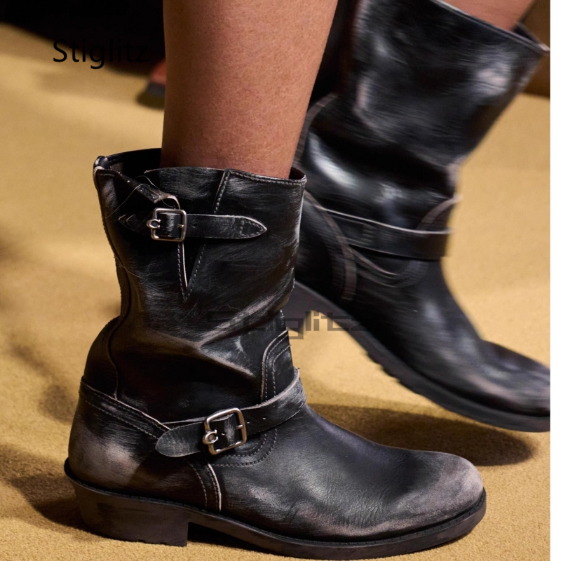 Retro Western Cowboy Boots for - огляд і ціна Leather Work Western