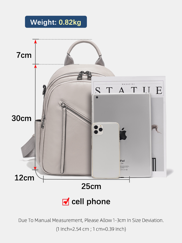 Zency Women's Genuine Leather  - огляд і ціна Leather Work Womens Backpack