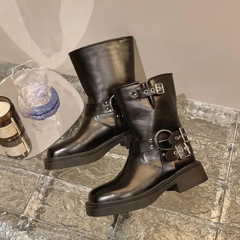 Women's Ankle Boots Autumn Wor - огляд і ціна Leather Work Western