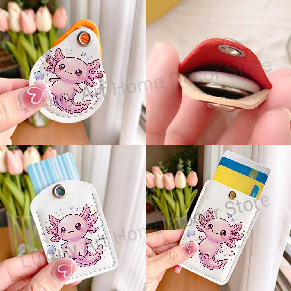 Cute pink A-Axolotl Cartoon Ho - огляд і ціна Leather Work