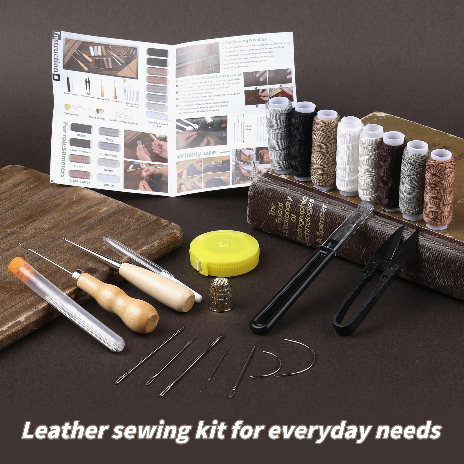 Upholstery Repair Sewing Kit H - огляд і ціна Leatherwork Hand Sewing Needles
