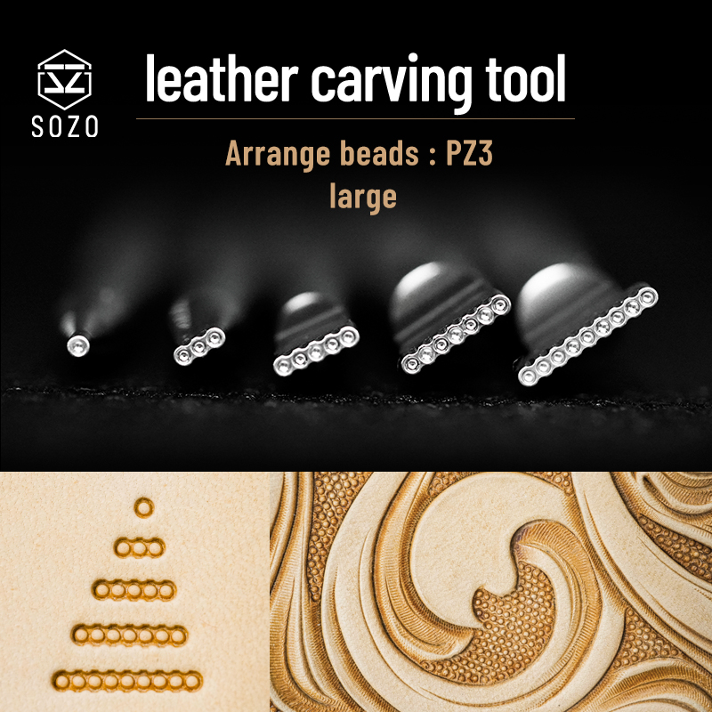 SOZO PZ3 Leather Carving Tool  - огляд і ціна Leatherwork Embossing
