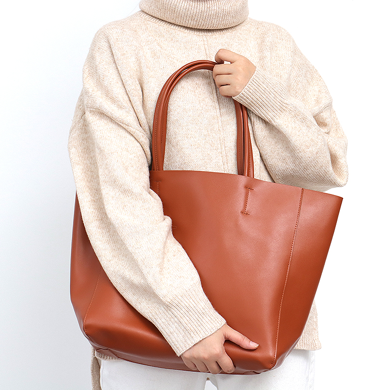 Large Capacity Tote Handbag fo - огляд і ціна Leather Work Bag Women