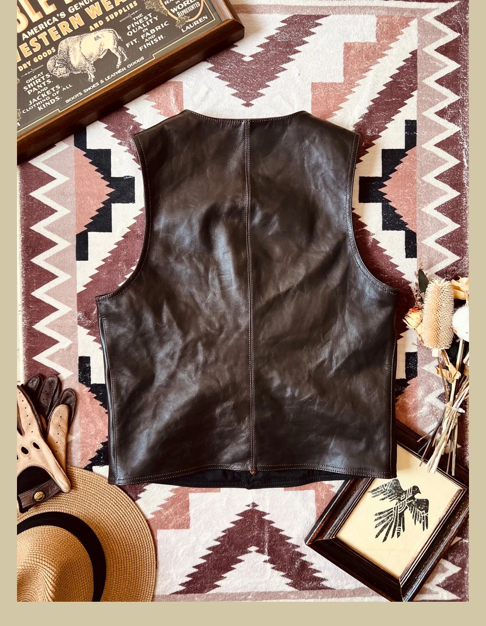 YR!Free shipping.Japanese Vint - огляд і ціна Leather Work Vest For Men