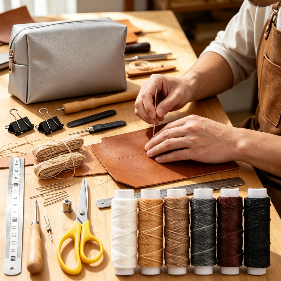 DIY Leather Craft Tool Set, Ha - огляд і ціна Leatherwork Hand Sewing Needles