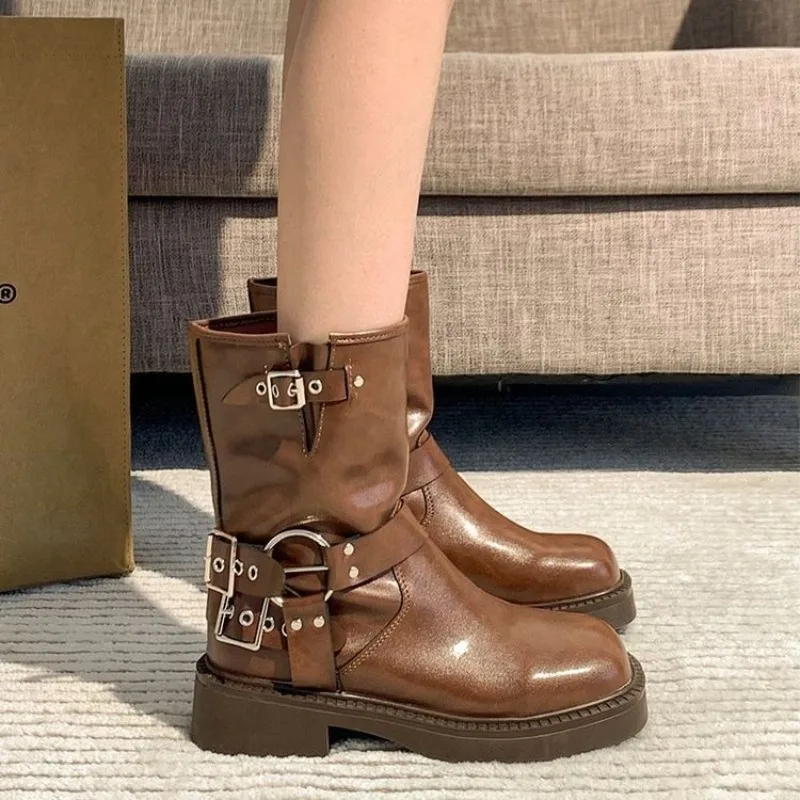 Women's Ankle Boots Autumn Wor - огляд і ціна Leather Work Western