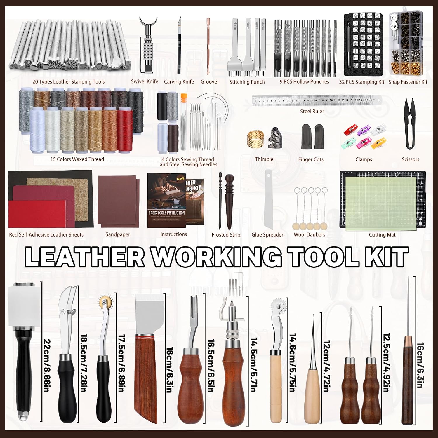 Leather Working Kit, Leather W - огляд і ціна Leatherwork Bag