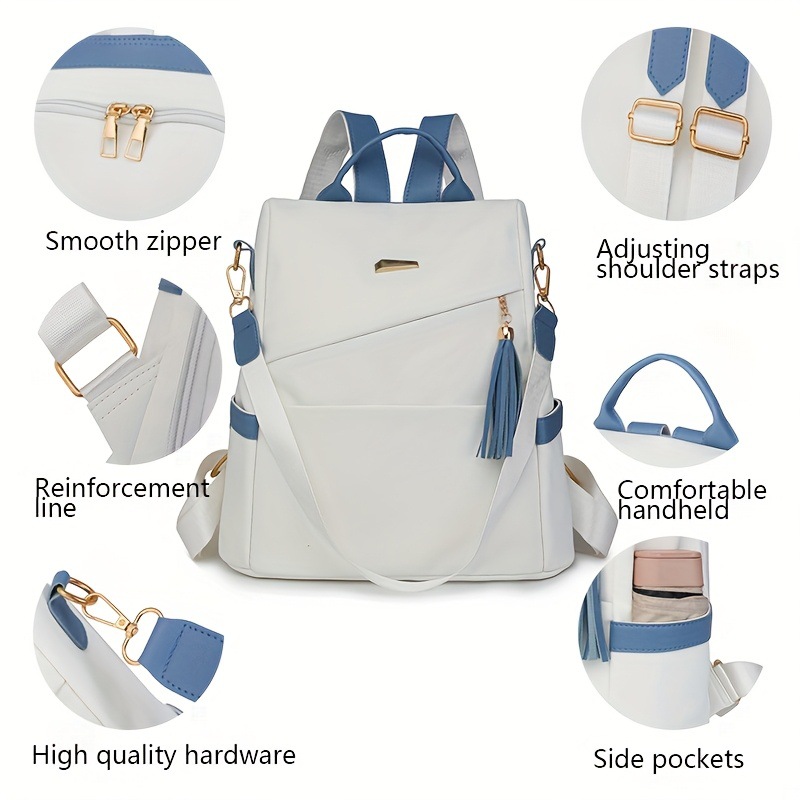 Fashionable Soft Leather Anti  - огляд і ціна Leather Work Womens Backpack