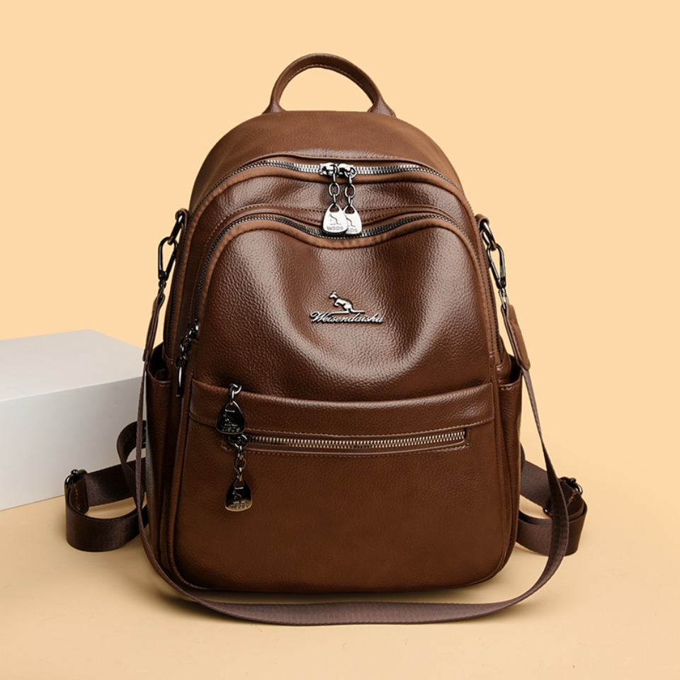 Pebbled Leather Texture Backpa - огляд і ціна Leather Work Womens Backpack