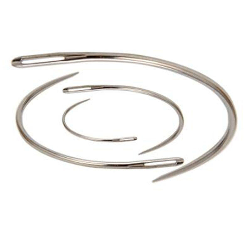 4Pcs Large Eye Curved Needles  - огляд і ціна Leatherwork Hand Sewing Needles